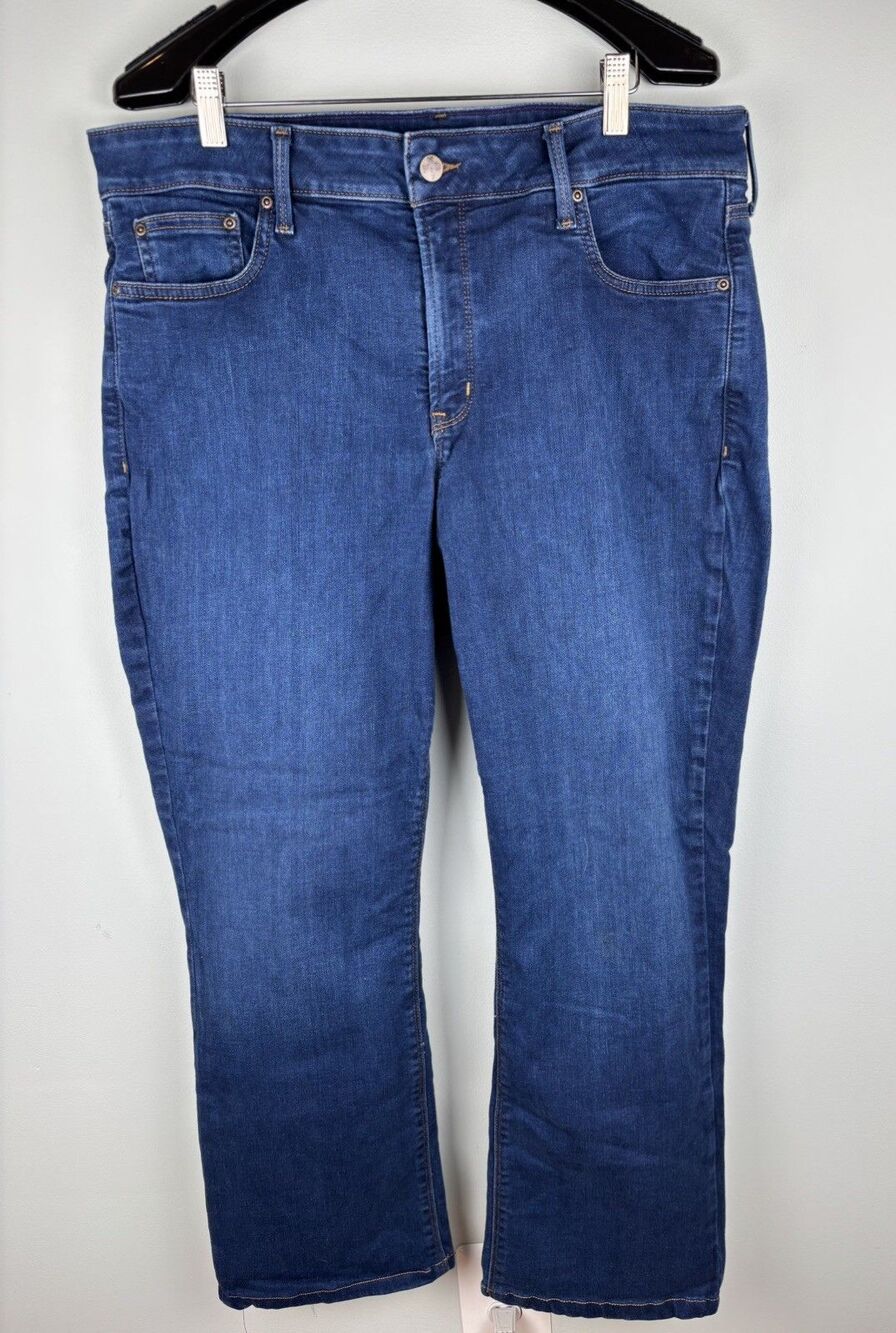 Women’s NYDJ Sz 16W Dark Wash 36 x 27.5 High Rise Barbara Bootcut Jeans